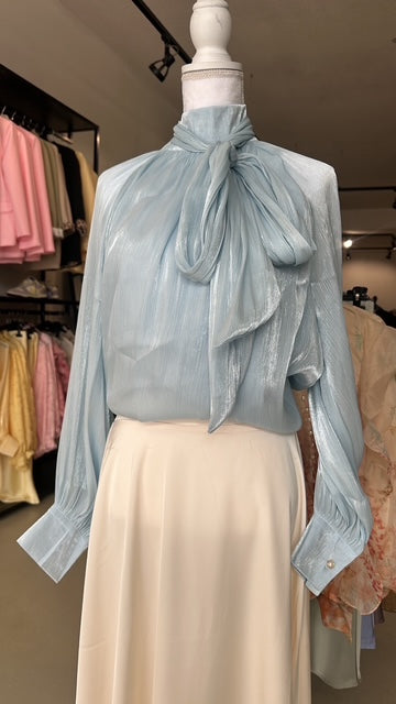 Sky Glow Strikblouse