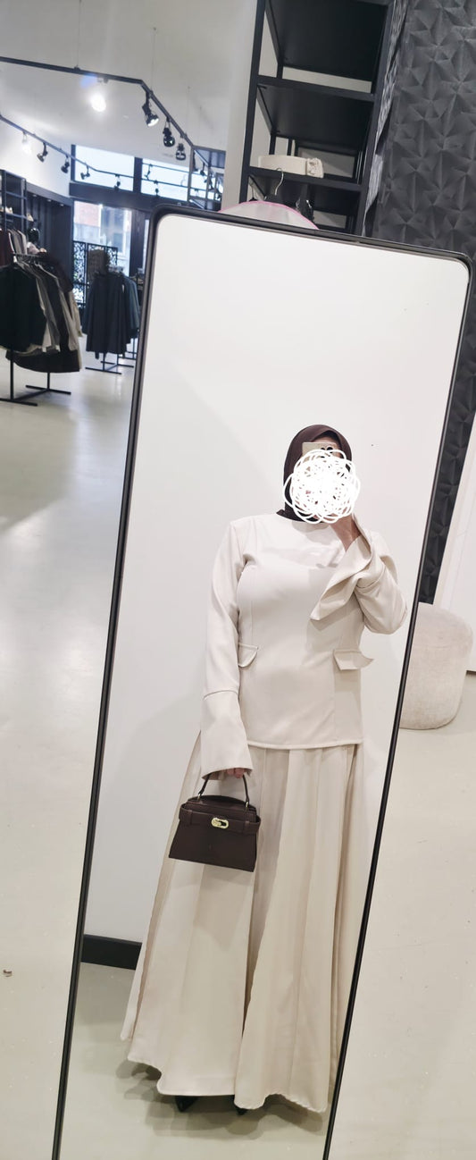 Amara dress Beige (one size )